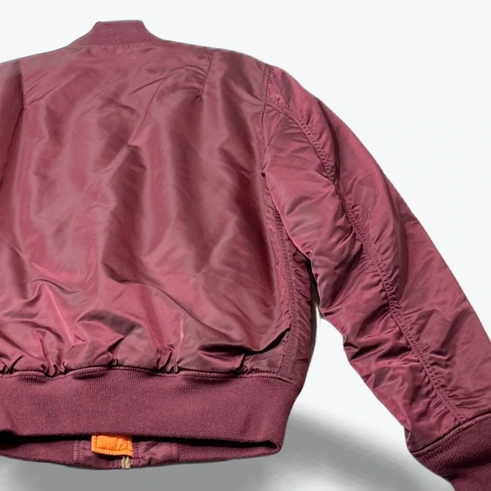 Vintage Alpha Industries MA‑1 Bomber Jacket Flyers Man Intermediate Reversible S